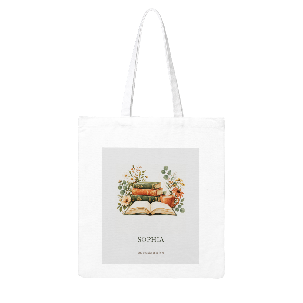 Chapter & Coffee · Personalized Reading Tote · image 2