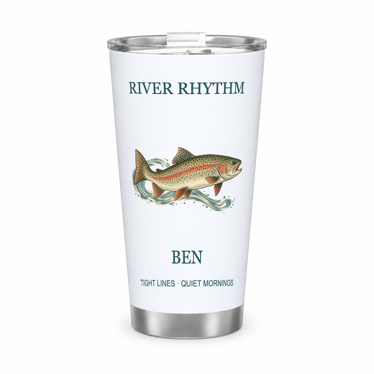 River Rhythm · Personalized Fly Fishing Tumbler · image 2