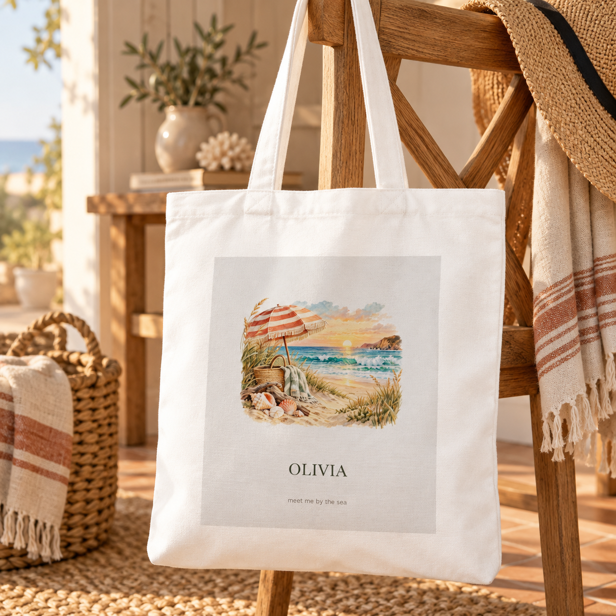 Salt Air Club · Personalized Coastal Tote · Canvas tote · US
