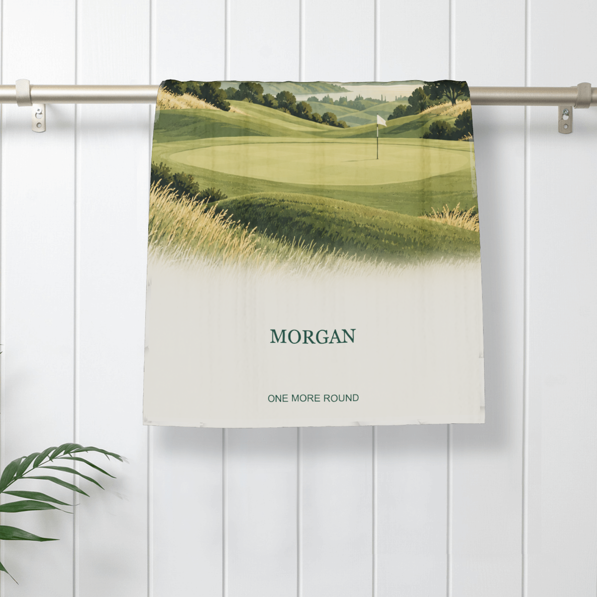 Fairway Mornings · Personalized Golf Towel · image 2