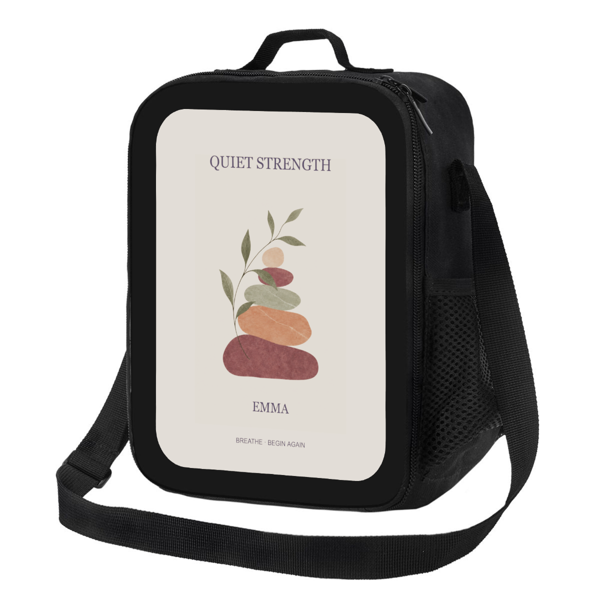 Quiet Strength · Personalized Yoga Lunch Bag · image 2