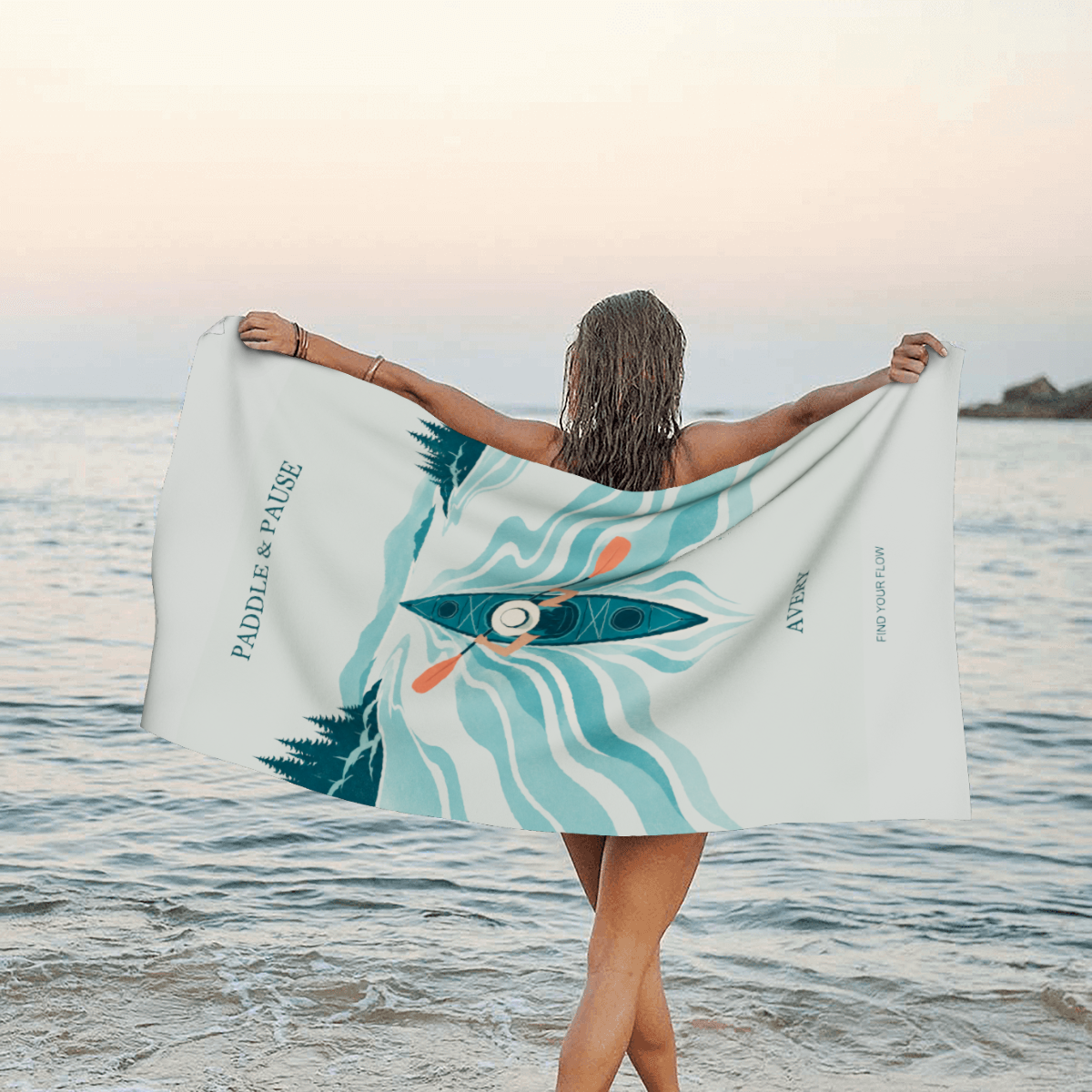 Personalized Kayak Towel