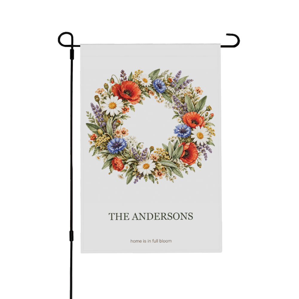 Wildflower Welcome · Personalized Family Garden Flag · image 2