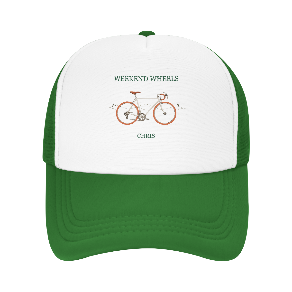 Weekend Wheels · Personalized Cycling Cap · image 2