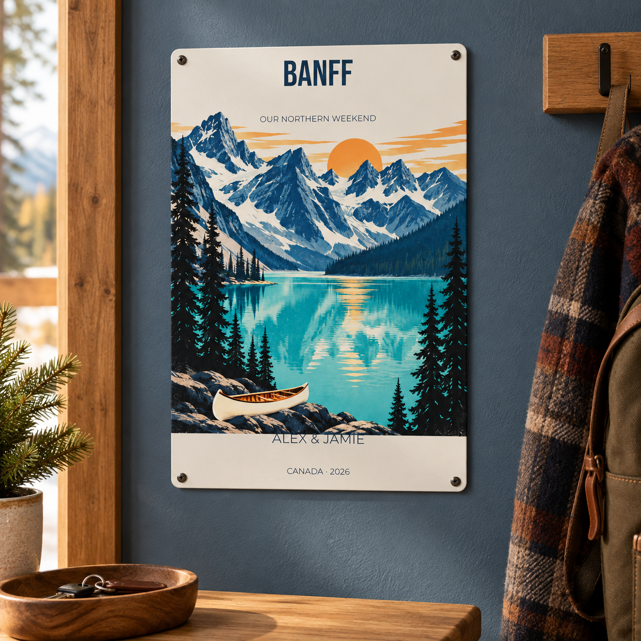Northern Weekend · Personalized Travel Sign · One size