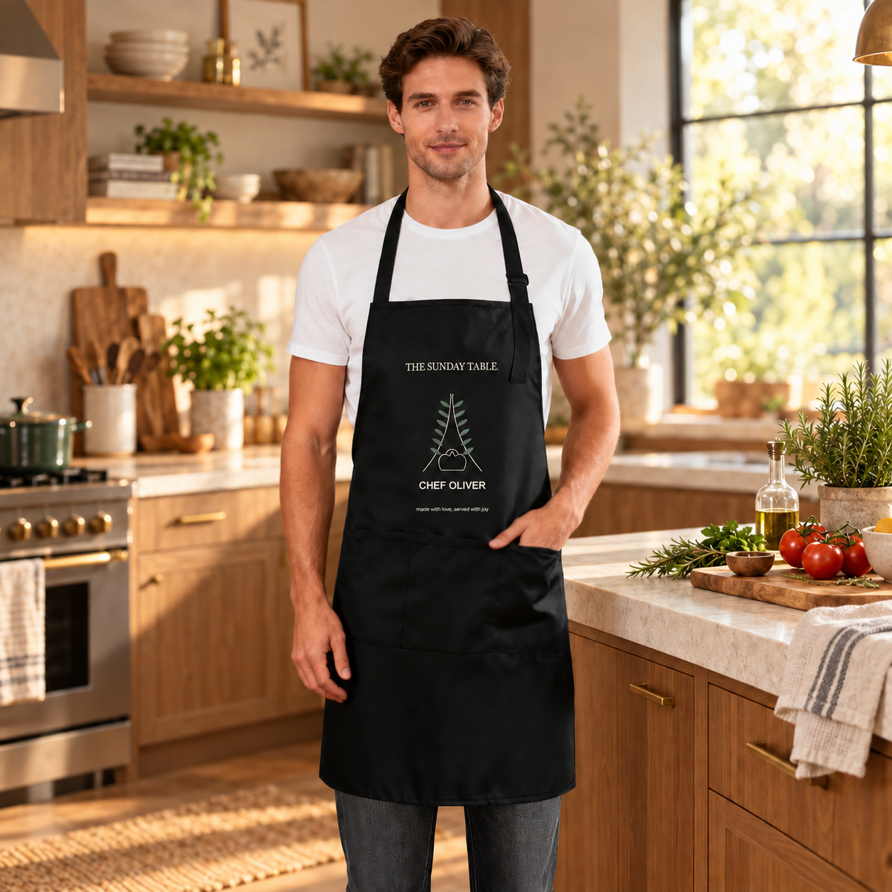 The Sunday Table · Personalized Chef Apron · One size
