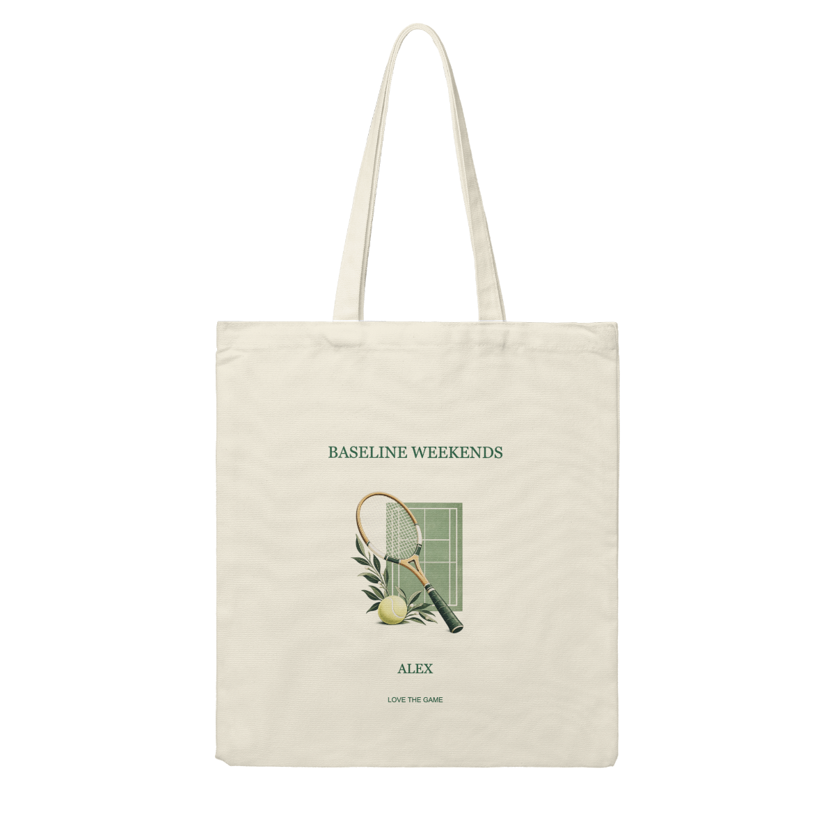 Baseline Weekends · Personalized Tennis Tote · image 2