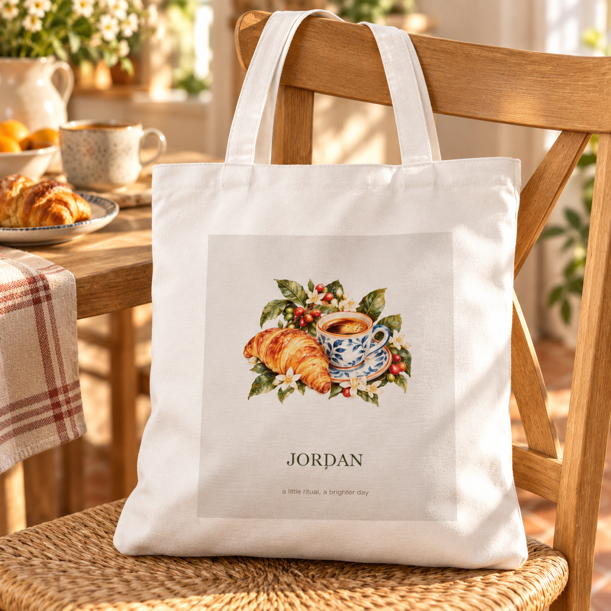Slow Morning Society · Personalized Coffee Tote · Canvas tote · US