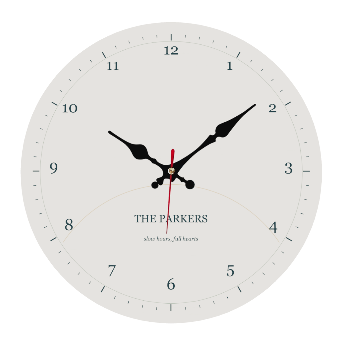 Slow Hours · Personalized Family Wall Clock · image 2
