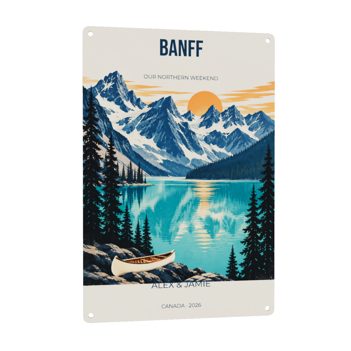 Personalized Travel Sign