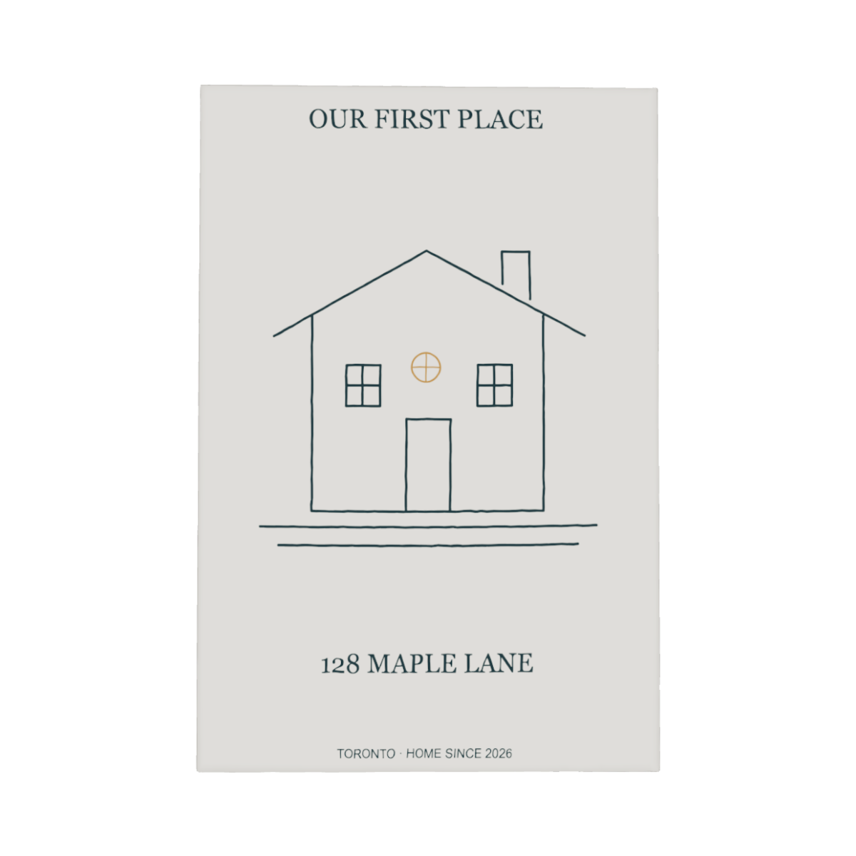 Our First Place · Personalized New Home Canvas · image 2