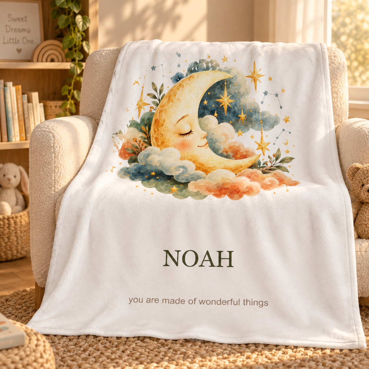Little Stargazer · Personalized Constellation Blanket · 60 × 50 in · US