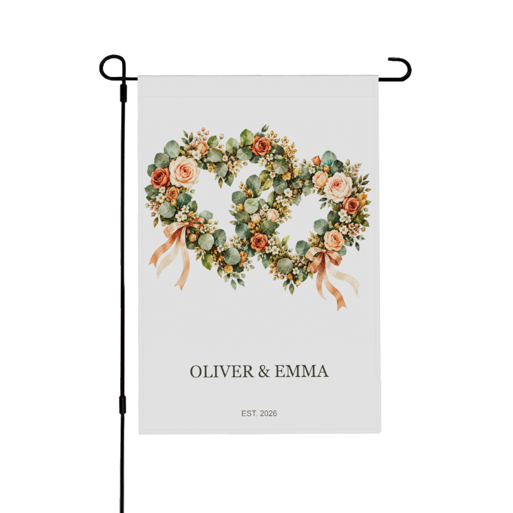 Wedding Garden Flag